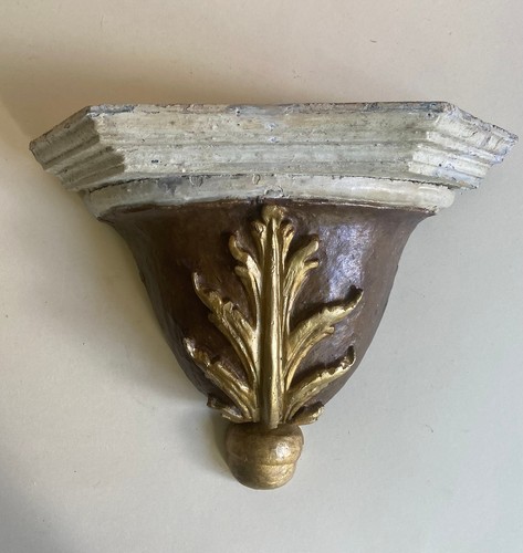 Barock hänge konsole holz - -,