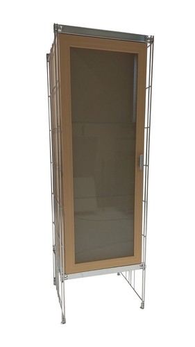 Highboard mit glastür - glastür, buche