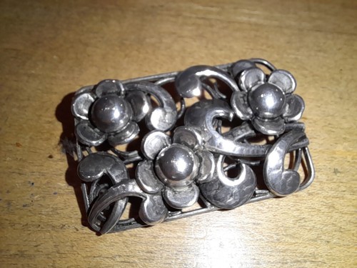 Wunderschöne brosche silber - brosche,