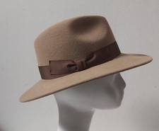 Hut Wollfilz Damen Beige Camel