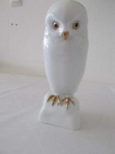 Eule porzellan figur - ,