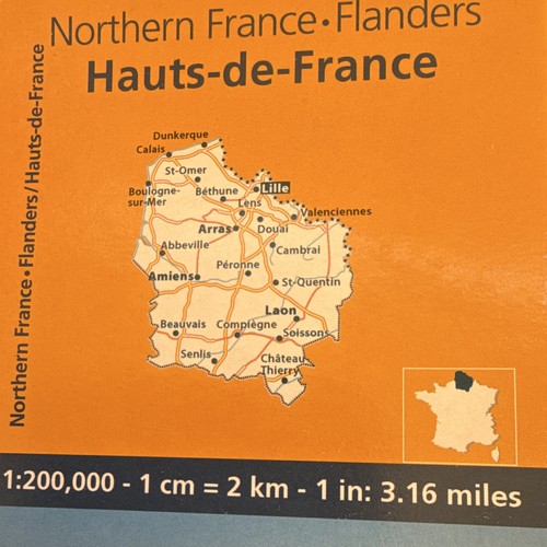 Michelin karte northern france - karte,
