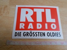 Aufkleber RTL RADIO