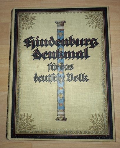 Hindenburg denkmal für das - denkmal,