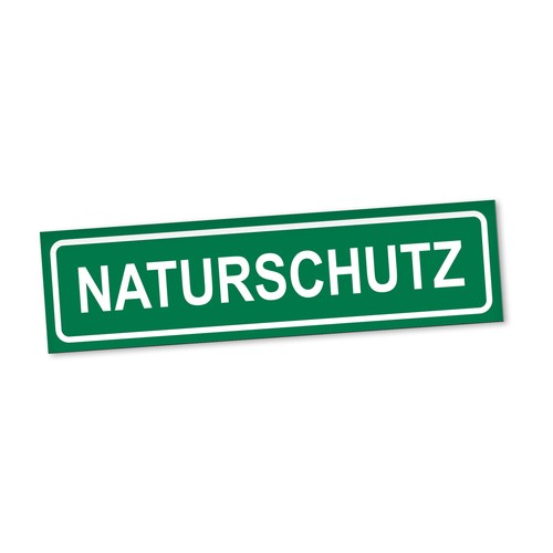 Naturschutz magnetschild auto - naturschutz,
