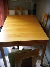 Vintage Mid Century Ausziehtisch vom Designer Ernst Martin Dettinger Kirschbaum