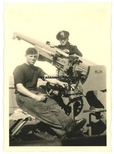Orig. Foto Geschütz Kanone an