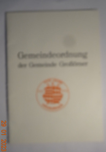 Gemeindeordnung der gemeinde - gemeindeordnung,