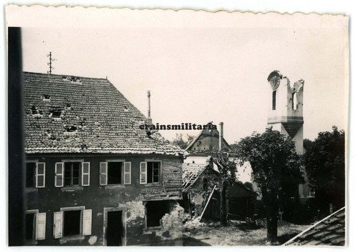 Orig foto zerstörte kirche - orig.,