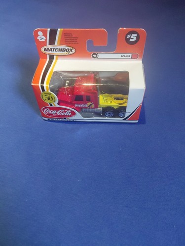 Matchbox scania t142 - coca, cola