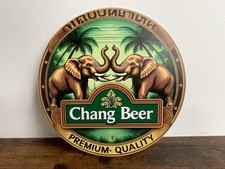 CHANG BEER Pils Bier Werbeschild Vintage Retro 20cm BAR DEKO PARTY KELLER Bar