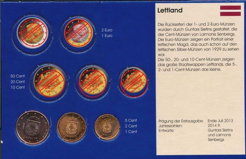 Münzen lettland let1 - lettland, let1-