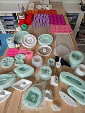 Giessformen Silikonformen Konvolut für Gips Raysin Resin Kerzenwachs Beton Seife