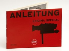 Leica Leitz Anleitung zur Leitz Leicina Special auf Deutsch