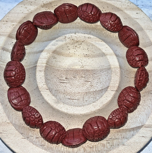 Schildkröte zinnober armband - schildkröte,