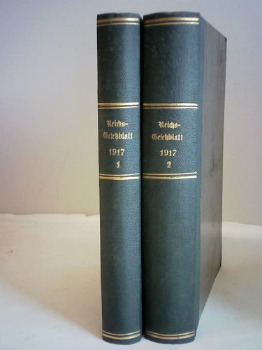 Reichs gesetzblatt 1917 - gesetzblatt,
