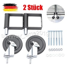 2Stk Gefederte Laufrolle für