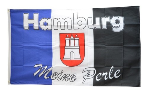 Fahne fanflagge hamburg meine - fanflagge,
