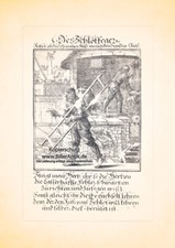 Der Schlotfeger Kaminkehrer Schornstein Kupferstich Christoph Weigel Berufe 151