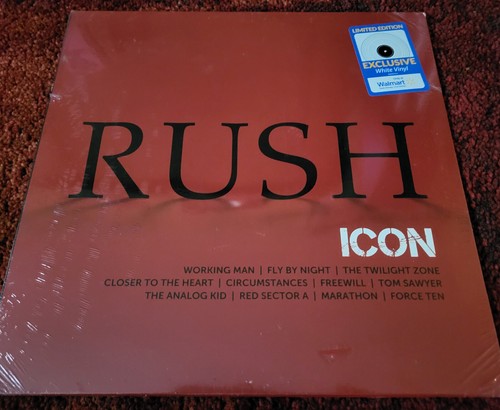 Rush icon white - icon, vinyl