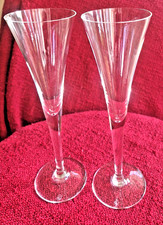 2 x Royal Doulton 'Ice Fusion' KRISTALL SEKTGLAS/FLÖTE modern stilvoll sehr guter Zustand