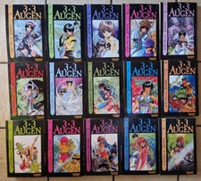 Manga 3X3 Augen Yuzo Takada Bände 1-15