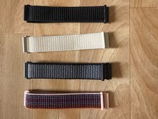 Nylon Armband 22mm Herren Damen Schnellverschluss Smartwatch Uhrenarmband *NEU* 