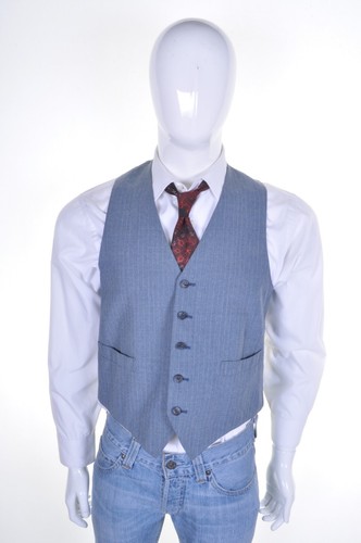 Vintage grau nadelstreifen - grau,