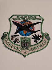 ZOLL ZOLLAMT FLUGHAFEN  BERLIN-SCHÖNEFELD ÜBERWACHUNGSGRUPPE VORFELD ABZEICHEN