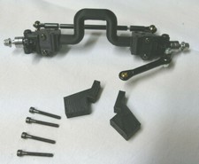 Vorlaufachse mit Servohalter