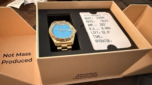 Custom uhr seikomod daydate - uhr, seikomod-