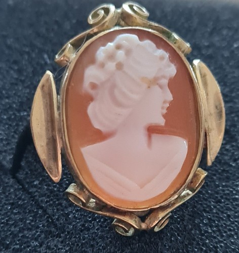 Antik gemme ring 333er - gemme,