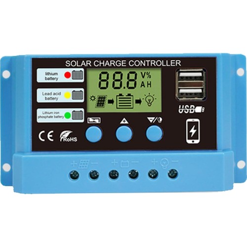 Solarladeregler 30a pwm lcd - pwm,