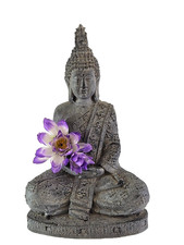Buddha Figur Gartendeko