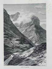 1879 Ansicht von Glen Coe