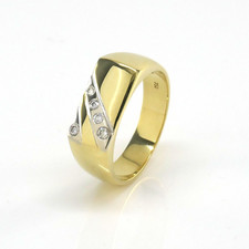 Herren Ring massiv 750/- 18k