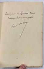 VALERY. Paul.  Charms.  1927