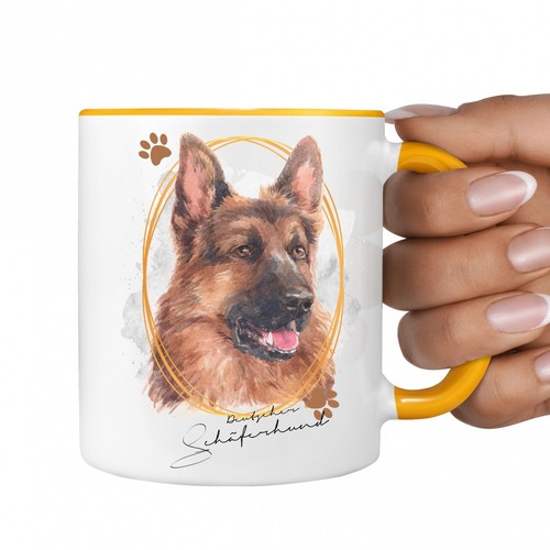 Schäferhund deutscher tasse - schäferhund,