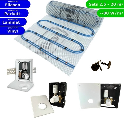 Fußbodenheizung komplett set - fußbodenheizung,