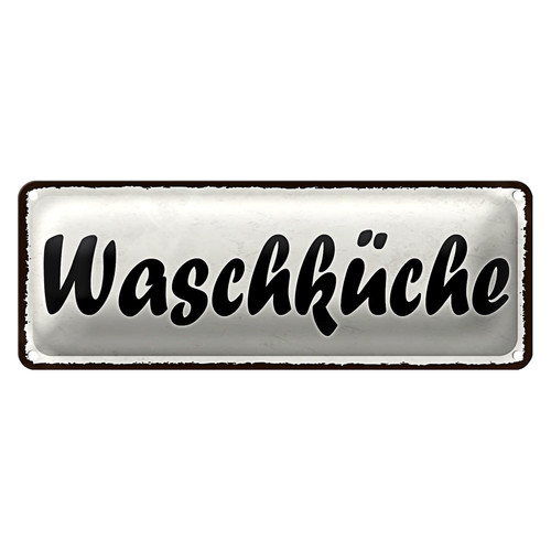 Blechschild waschküche - blechschild,