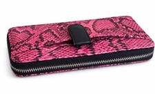 Damen Geldbörse Pink Schwarz