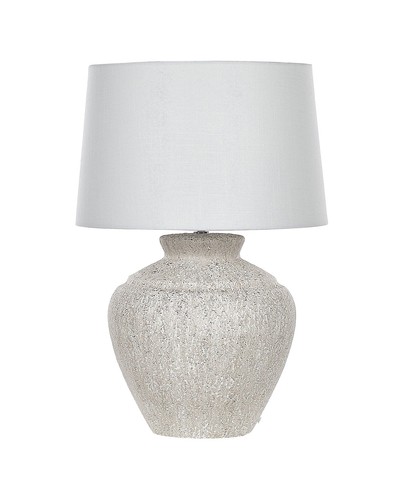 Tischlampe mit keramikfuß - tischlampe,