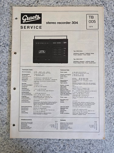 Original graetz service - original,