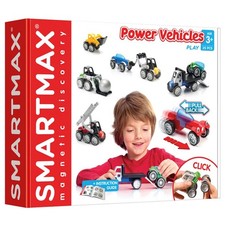 SmartMax Power Vehicles - Magnetischer Mix und Match Auto & LKW Bauset