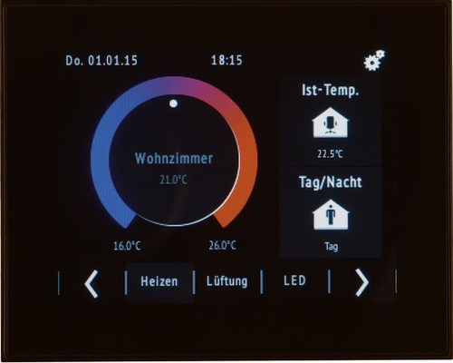 Berker 75740101 knx touch - knx,