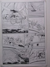 Comic Originalzeichnung KÄPTN