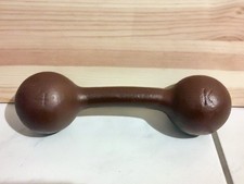 antike Kurzhantel 4 Kilo Gusseisen Krafttraining Fitness | Vintage