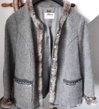 BASLER Damen Jacke - Gr. 44- Hellgrau