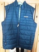 MAN Weste Wende Weste Blau Hellblau Gr L Neu Ungetragen Fan ARTIKEL Nutzfahrzeug