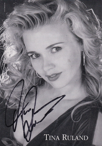 Autogramm tina ruland - autogramm,